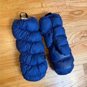 Outdoor Research Coldfront Down Mitts in Blue